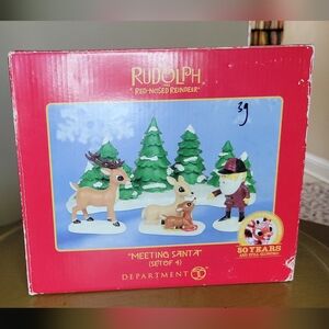 Meeting Santa Department 56 (Set Of 4)